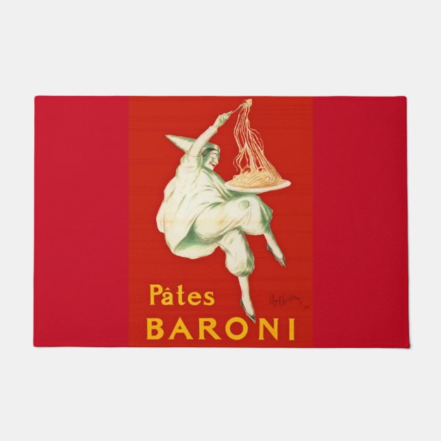 Paillasson Pates Baroni Cappiello Publicité Vintage (Devant)