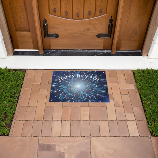 Paillasson Patriotique Juillet 4 Doormat (De plein air)