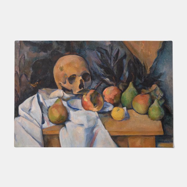 Paillasson Paul Cezanne - La vie morte avec le crâne (Devant)