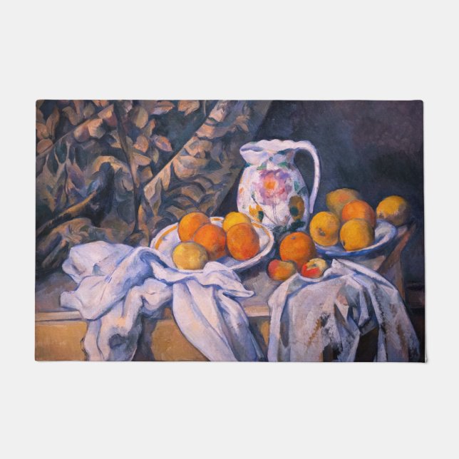 Paillasson Paul Cezanne - La vie morte avec un rideau (Devant)