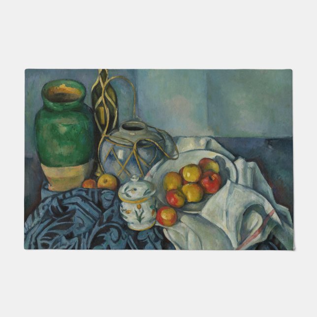 Paillasson Paul Cezanne - Vie morte avec pommes (Devant)