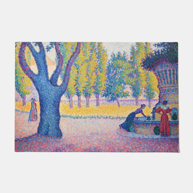 Paillasson Paul Signac - Fontaine des Lices, Saint-Tropez (Devant)