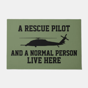 Paillasson Pave Hawk Pilot et personne normale