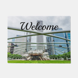 Paillasson Pavillon de bienvenue de Chicago Pritzker