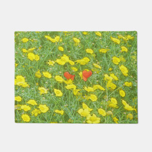 Paillasson Pavot aquarelle