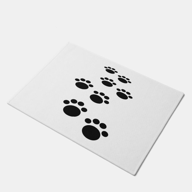 Paillasson Paw Paw Trail pour animal de compagnie cartonné no (Incliné)