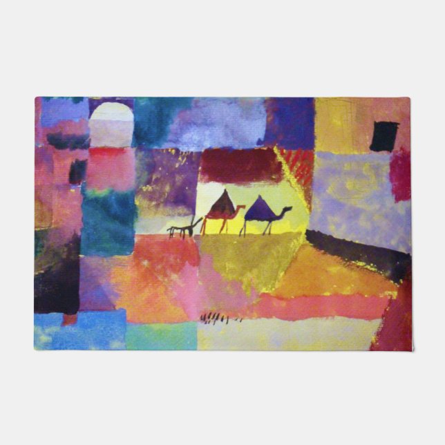 Paillasson Paysage aux chameaux, Paul Klee (Devant)