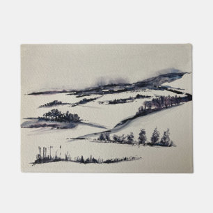 Paillasson Paysage neigeux