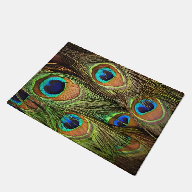 Paillasson Peacock Feathers Porte Mat (Incliné)
