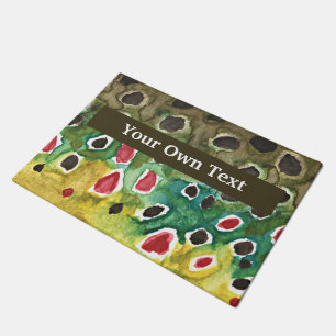 Paillasson Pêche Brown à la truite sur mesure