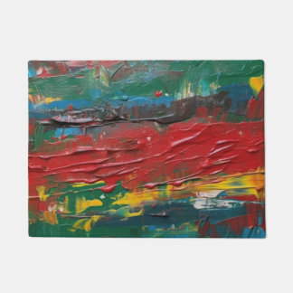 Paillasson Peint coloré