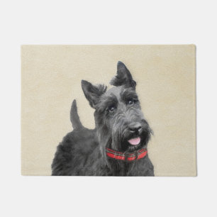 Paillasson Peinture écossaise Terrier - Cute Original Dog Ar