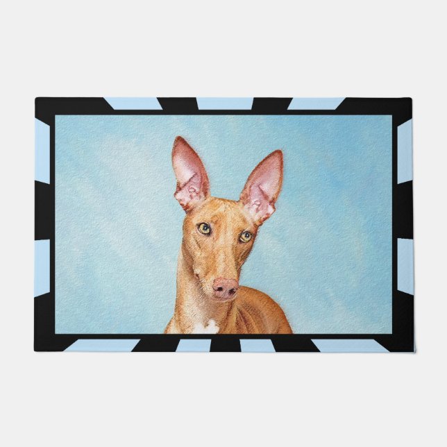 Paillasson Peinture Pharaon Hound - Cute Original Chien Art (Devant)