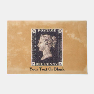 Paillasson Penny Black Postage Timbre