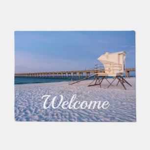 Paillasson Pensacola Matin Lifeguard Stand And Pier Bienvenue
