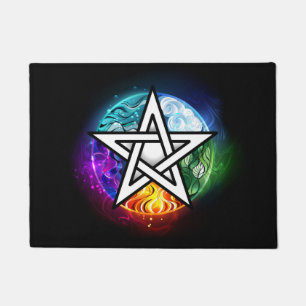Paillasson pentagramme du Wiccan