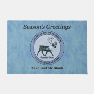 Paillasson Père Noël 1er Polar Airlift Sqdn - Subduit