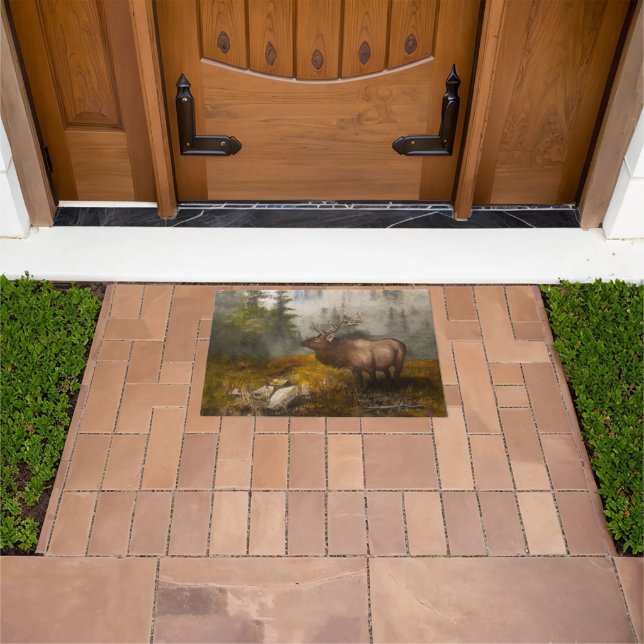 Paillasson "Perseverance The Elk" Multi-sizes by Jason Street (De plein air)