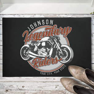 Paillasson Personalized Motorcycle Legendary Rider Biker