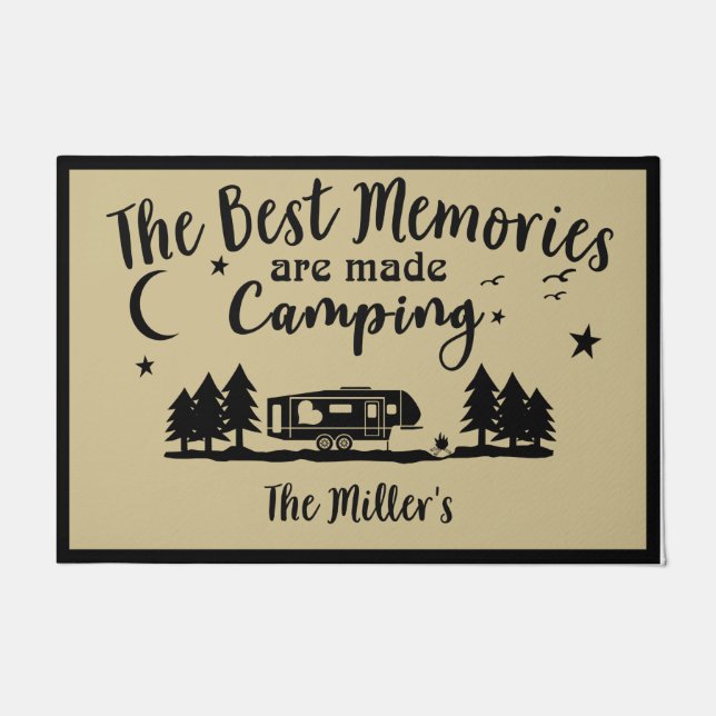 Paillasson Personnalisé Les Meilleurs Souvenirs Mat, Cadeau F (Devant)