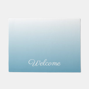 Paillasson Personnel gradient ombre angel blue
