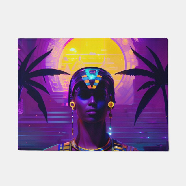 Paillasson Pharaon Synthwave (Devant)