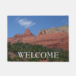 Paillasson Photographie de Steamboat Rock à Sedona Arizona