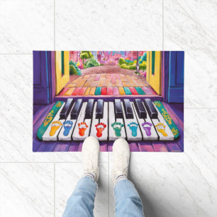 Paillasson Piano Key Empreintes Porte
