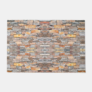 Paillasson Pierre   motif en pierre naturelle   briques