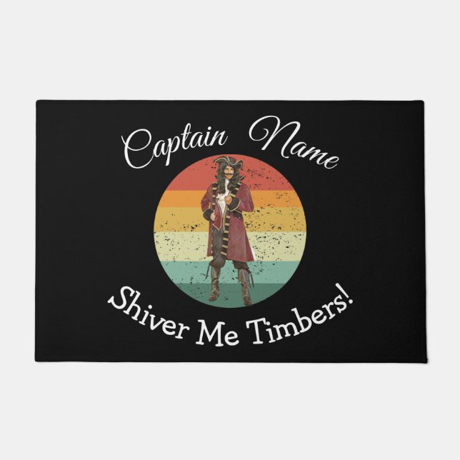 Paillasson Pirate rouge (Devant)