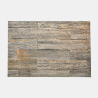 Paillasson Planches à grains de bois rustique en relief