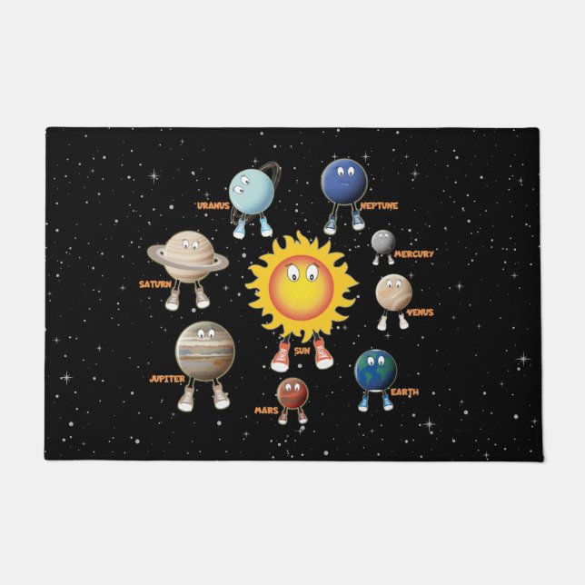 Paillasson Planètes et système solaire (Devant)