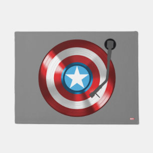 Paillasson Platine Vinyle Captain America