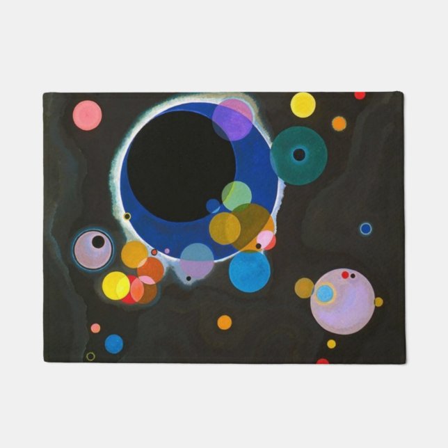Paillasson Plusieurs cercles Wassily Kandinsky (Devant)