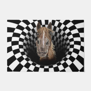 Paillasson Poignée d'amour du cheval, Dons de cheval amusant