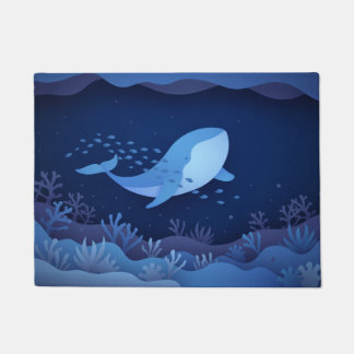 Paillasson Poignée de motif marine