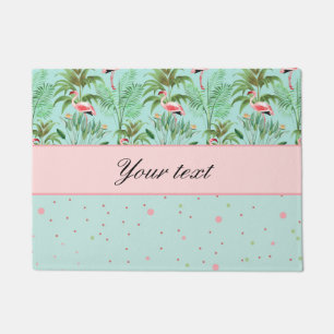 Paillasson Pois rose de Flamants roses