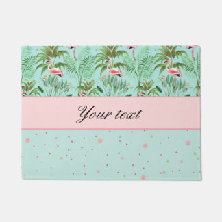 Paillasson Pois rose de Flamants roses