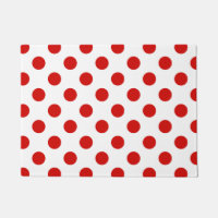 pois rouges et blancs