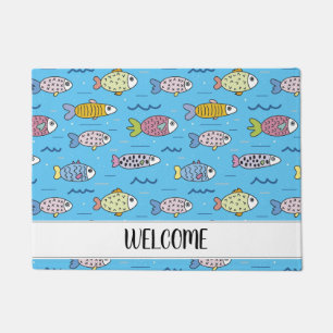 Paillasson Poisson, poisson, poisson !