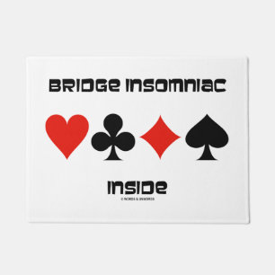 Paillasson Pont Insomniac à l'intérieur Quatre cartes convien