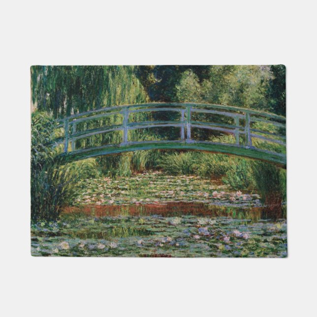 Paillasson Pont japonais sur l'étang Lily par Monet (Devant)
