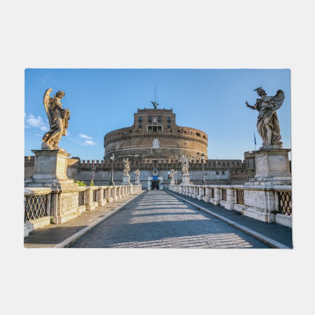 Paillasson Ponte et Château Sant'Angelo - Rome, Italie (Devant)