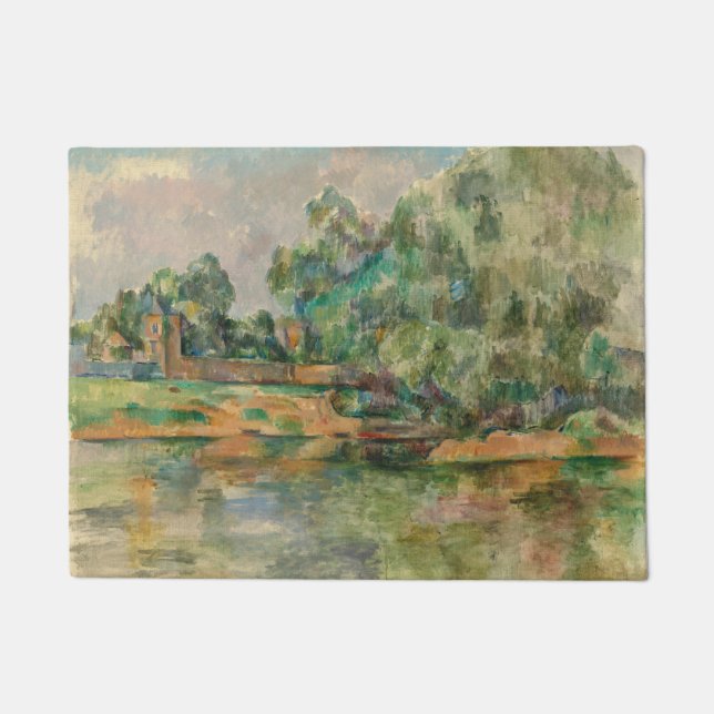 Paillasson Pormat de Cezanne Riverbank (Devant)