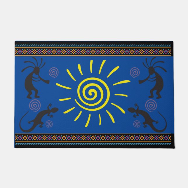Paillasson Pormat Sud-Ouest Sun Kokopelli (Devant)