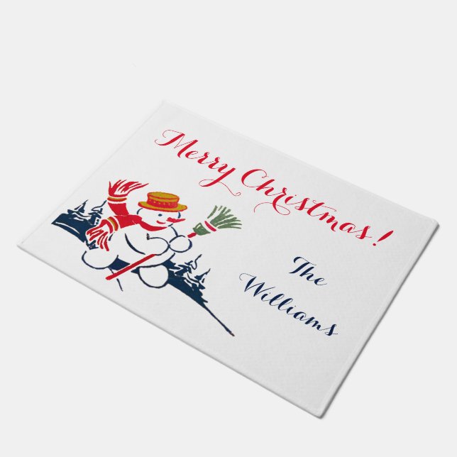 Paillasson Pormat vintage Snowman (Incliné)