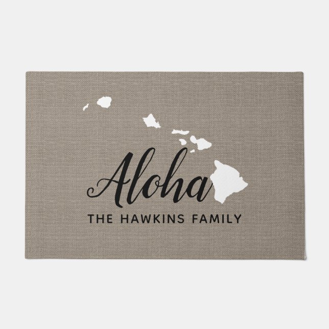 Paillasson Port de la famille Hawaii Monogram (Devant)