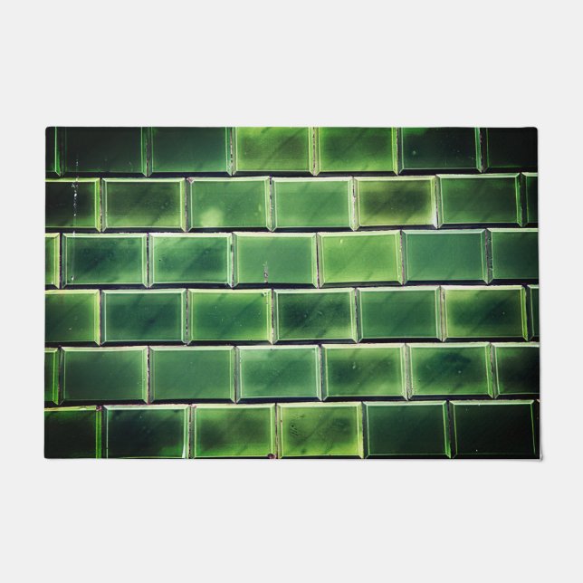 Paillasson Porte carreaux verts (Devant)