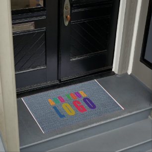 Paillasson Porte d'affaires Mat Logo de l'entreprise Porte d'