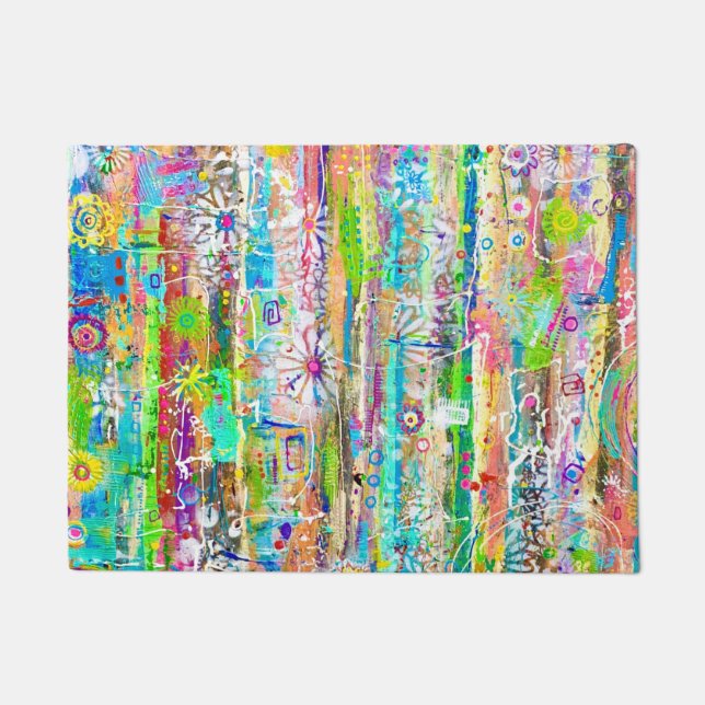 Paillasson Porte d'alimentation des fleurs (Devant)